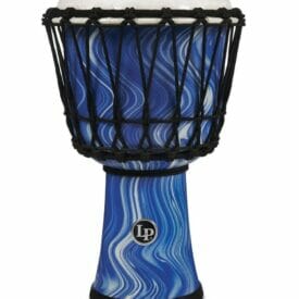 LP Circle Djembe 7-inch Rope Tuned Blue Marble