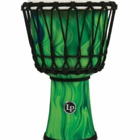 LP Circle Djembe 7-inch Rope Tuned Green Marble