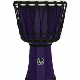 Djembe World 7-inch Rope Tuned Circle Purple