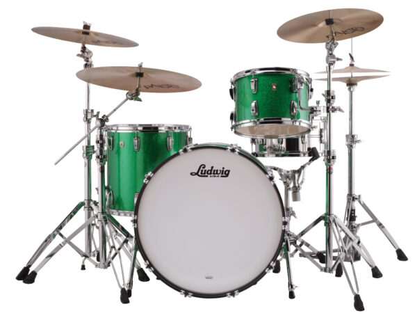 L84433AX54WC Classic Maple Pro Beat Green Sparkle- Front A_Internet_4561
