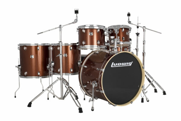 Ludwig 6pc 22" Evolution Copper Sparkle 1