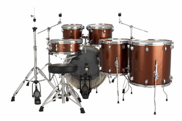 Ludwig 6pc 22" Evolution Copper Sparkle 3