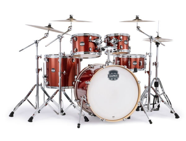 Mapex Mars Birch Rock Blood Orange Sparkle 1