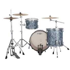 Ludwig Neusonic 22" 3 Piece Fab Shell Pack - Steel Blue Pearl - Image 3