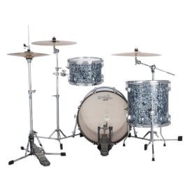 Ludwig Neusonic 20" 3 Piece Downbeat Shell Pack - Steel Blue Pearl - Image 3
