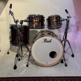 Pearl Masters Maple Pure 22" 4 Piece Shell Pack - Bronze Oyster