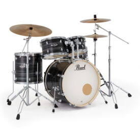 Pearl Export 20" Fusion 5 Piece Drum Kit w/Sabian PX Cymbals - Graphite Silver Twist