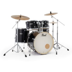 Pearl Export 20" Fusion 5 Piece Drum Kit w/Sabian PX Cymbals - Jet Black