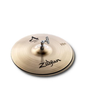 Zildjian 14" A Custom Hi-Hat Cymbals  - Brilliant Finish