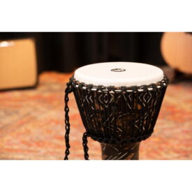 Meinl Percussion 10" Rope Tuned Travel Series Djembes, Synthetic Head (Patented), Kanga Sarong - Image 3