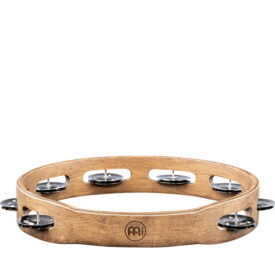 Meinl Percussion 10" Traditional Wood Tambourine, Single Row, Stainless Steel Jingles - Image 3