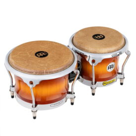 Meinl Percussion Professional Series Wood Bongo, Gold Amber Sunburst
