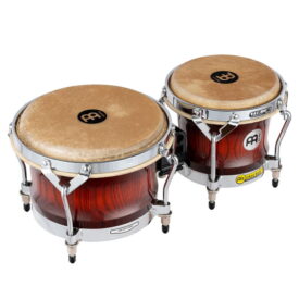 Meinl Percussion Woodcraft Series Wood Bongo, Antique Mahogany Burst