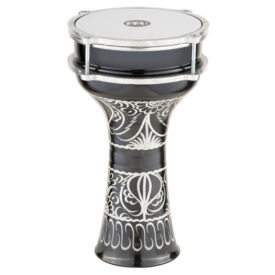 Meinl Percussion 6 1/2" Aluminum Darbuka, Hand Engraved
