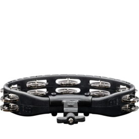 Meinl Percussion Headliner Series Mountable ABS Tambourine, Black, Stainless Steel Jingles - Image 3