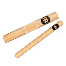 Meinl Percussion Wood Claves African, Solid Hardwood