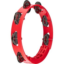 Meinl Percussion 8" Headliner Series Tour Tambourines, Red, Stainless Steel Jingles