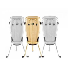 Meinl Percussion 11 3/4" Conga Marathon Exclusive Series Conga, Gold, True Skin Buffalo Head