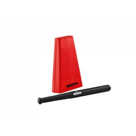 Meinl Viva Rhythm Hand Cowbell, Red, Including Beater