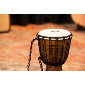 Meinl Percussion 8" Rope Tuned Headliner Series Wood Djembe, Artifact Series - Image 3