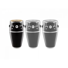 Meinl Percussion 11" Quinto Fibercraft Series Conga, Black, True Skin Buffalo Head