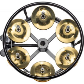 Meinl Percussion 5" Professional Series Hi-Hat Tambourine, Solid Brass Jingles - Image 3