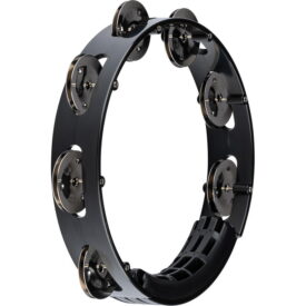Meinl Percussion 8" Headliner Series Tour Tambourines, Black, Stainless Steel Jingles