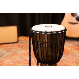 Meinl Percussion 12" Rope Tuned Headliner Series Wood Djembe, Artifact Series - Image 3