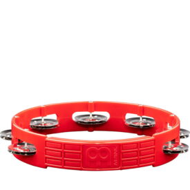 Meinl Percussion 8" Headliner Series Tour Tambourines, Red, Stainless Steel Jingles - Image 3