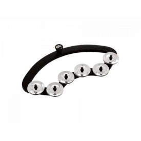 Meinl Percussion Backbeat Tambourine, For 13" - 14" Drums, Stainless Steel Jingles