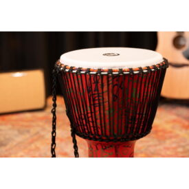 Meinl Percussion 14" Rope Tuned Travel Series Djembes, Goat Skin Head (Patented), Pharao's Script - Image 3