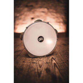 MEINL Percussion 8 3/4" Artisan Edition Riq Drum, White Burl, Mosaic Royale - Image 3