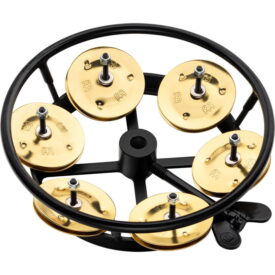 Meinl Percussion 5" Professional Series Hi-Hat Tambourine, Solid Brass Jingles