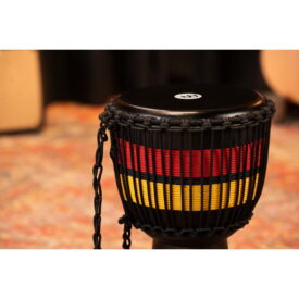 Meinl Percussion 10" Original African Style Rope Tuned Wood Djembes, Fire Rhythm Series - Image 3