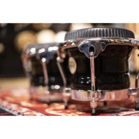Meinl Percussion Fibercraft Series Fiberglass Bongo, REMO Black Calfskin Skyndeep Head - Image 3