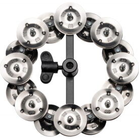 Meinl Percussion 5" Headliner Series Hi-Hat Tambourine, Dual Row, Stainless Steel Jingles - Image 3
