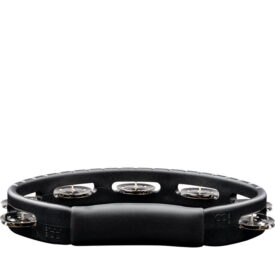 Meinl Percussion Headliner Series Hand Held ABS Tambourine, Black, Single Row, Stainless Steel Jingles - Image 3