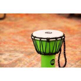 Meinl Percussion 7" Junior Djembe, Green - Image 3