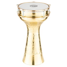 Meinl Percussion 7 7/8" Copper Darbuka, Brass Plated, Hand Hammered