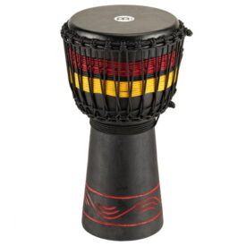 Meinl Percussion 10" Original African Style Rope Tuned Wood Djembes, Fire Rhythm Series