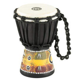 Meinl Percussion 4 1/2" African Style Mini Djembe, Gecko Design