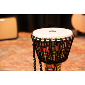 Meinl Percussion 10" Rope Tuned Travel Series Djembes, Synthetic Head (Patented), Simbra - Image 3