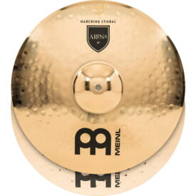 Meinl Marching 18" Arena Professional Range Cymbal Pair, includes BR5 Straps