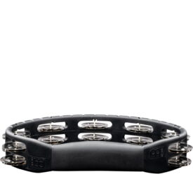 Meinl Percussion Headliner Series Hand Held ABS Tambourine, Black, Dual Row, Stainless Steel Jingles - Image 3