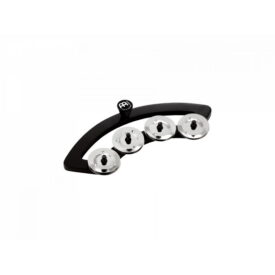Meinl Percussion Backbeat Tambourine, For 10" - 12" Drums, Stainless Steel Jingles