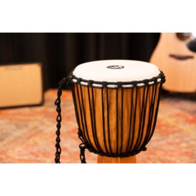 Meinl Percussion 12" Rope Tuned Headliner Series Wood Djembe, Nile Series - Image 3