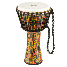 Meinl Percussion 10" Rope Tuned Travel Series Djembes, Synthetic Head (Patented), Simbra