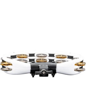 Meinl Percussion Recording-Combo Mountable ABS Tambourine, White, Mixed Jingles - Image 3