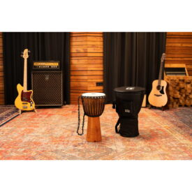 Meinl Percussion 10" Original African Style Rope Tuned Wood Djembes, + Bag, Water Rhythm Series - Image 3