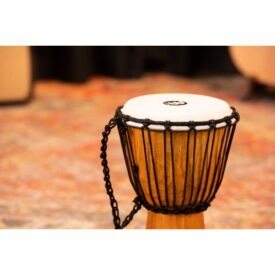 Meinl Percussion 8" Rope Tuned Headliner Series Wood Djembe, Nile Series - Image 3